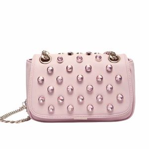Betsey Johnson Luxe List Shoulder Bag Blush Pink